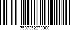 Código de barras (EAN, GTIN, SKU, ISBN): '7537352273088'