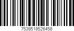 Código de barras (EAN, GTIN, SKU, ISBN): '7539518526458'