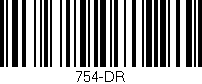 Código de barras (EAN, GTIN, SKU, ISBN): '754-DR'