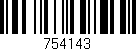 Código de barras (EAN, GTIN, SKU, ISBN): '754143'