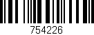 Código de barras (EAN, GTIN, SKU, ISBN): '754226'