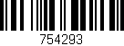 Código de barras (EAN, GTIN, SKU, ISBN): '754293'
