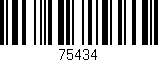 Código de barras (EAN, GTIN, SKU, ISBN): '75434'