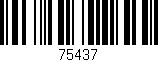 Código de barras (EAN, GTIN, SKU, ISBN): '75437'
