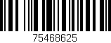 Código de barras (EAN, GTIN, SKU, ISBN): '75468625'