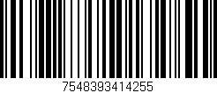 Código de barras (EAN, GTIN, SKU, ISBN): '7548393414255'