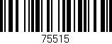 Código de barras (EAN, GTIN, SKU, ISBN): '75515'