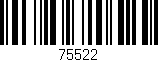 Código de barras (EAN, GTIN, SKU, ISBN): '75522'