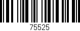Código de barras (EAN, GTIN, SKU, ISBN): '75525'