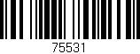Código de barras (EAN, GTIN, SKU, ISBN): '75531'
