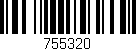 Código de barras (EAN, GTIN, SKU, ISBN): '755320'