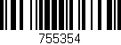 Código de barras (EAN, GTIN, SKU, ISBN): '755354'