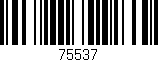 Código de barras (EAN, GTIN, SKU, ISBN): '75537'