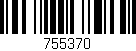 Código de barras (EAN, GTIN, SKU, ISBN): '755370'