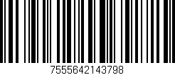 Código de barras (EAN, GTIN, SKU, ISBN): '7555642143798'