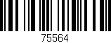 Código de barras (EAN, GTIN, SKU, ISBN): '75564'