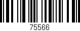 Código de barras (EAN, GTIN, SKU, ISBN): '75566'