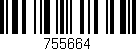 Código de barras (EAN, GTIN, SKU, ISBN): '755664'