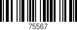 Código de barras (EAN, GTIN, SKU, ISBN): '75567'