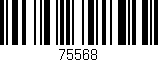 Código de barras (EAN, GTIN, SKU, ISBN): '75568'