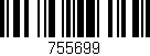 Código de barras (EAN, GTIN, SKU, ISBN): '755699'