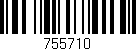 Código de barras (EAN, GTIN, SKU, ISBN): '755710'