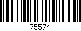 Código de barras (EAN, GTIN, SKU, ISBN): '75574'