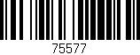 Código de barras (EAN, GTIN, SKU, ISBN): '75577'