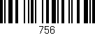 Código de barras (EAN, GTIN, SKU, ISBN): '756'