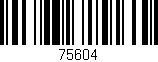 Código de barras (EAN, GTIN, SKU, ISBN): '75604'