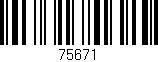 Código de barras (EAN, GTIN, SKU, ISBN): '75671'