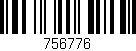 Código de barras (EAN, GTIN, SKU, ISBN): '756776'