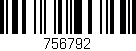 Código de barras (EAN, GTIN, SKU, ISBN): '756792'