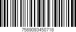 Código de barras (EAN, GTIN, SKU, ISBN): '7569093450718'