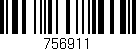 Código de barras (EAN, GTIN, SKU, ISBN): '756911'