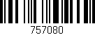 Código de barras (EAN, GTIN, SKU, ISBN): '757080'