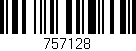 Código de barras (EAN, GTIN, SKU, ISBN): '757128'