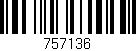 Código de barras (EAN, GTIN, SKU, ISBN): '757136'