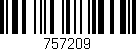 Código de barras (EAN, GTIN, SKU, ISBN): '757209'