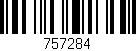 Código de barras (EAN, GTIN, SKU, ISBN): '757284'