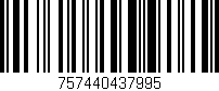 Código de barras (EAN, GTIN, SKU, ISBN): '757440437995'