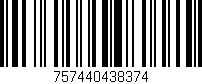 Código de barras (EAN, GTIN, SKU, ISBN): '757440438374'