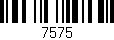 Código de barras (EAN, GTIN, SKU, ISBN): '7575'
