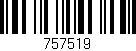 Código de barras (EAN, GTIN, SKU, ISBN): '757519'