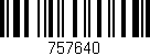 Código de barras (EAN, GTIN, SKU, ISBN): '757640'