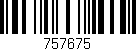 Código de barras (EAN, GTIN, SKU, ISBN): '757675'
