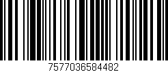 Código de barras (EAN, GTIN, SKU, ISBN): '7577036584482'