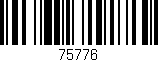Código de barras (EAN, GTIN, SKU, ISBN): '75776'