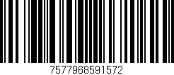 Código de barras (EAN, GTIN, SKU, ISBN): '7577968591572'
