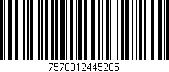 Código de barras (EAN, GTIN, SKU, ISBN): '7578012445285'
